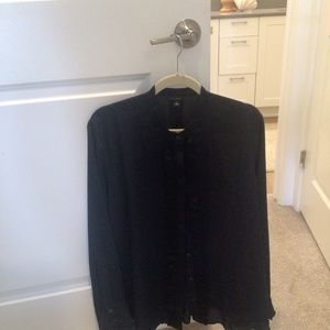 Ann Taylor Black Blouse